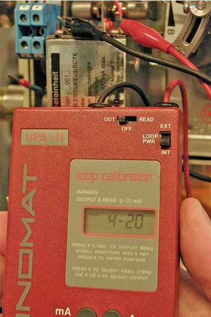 Sløyfekalibrator. Foto.