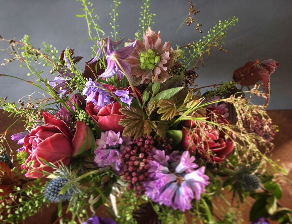 Blomsterdekorasjon. Foto.