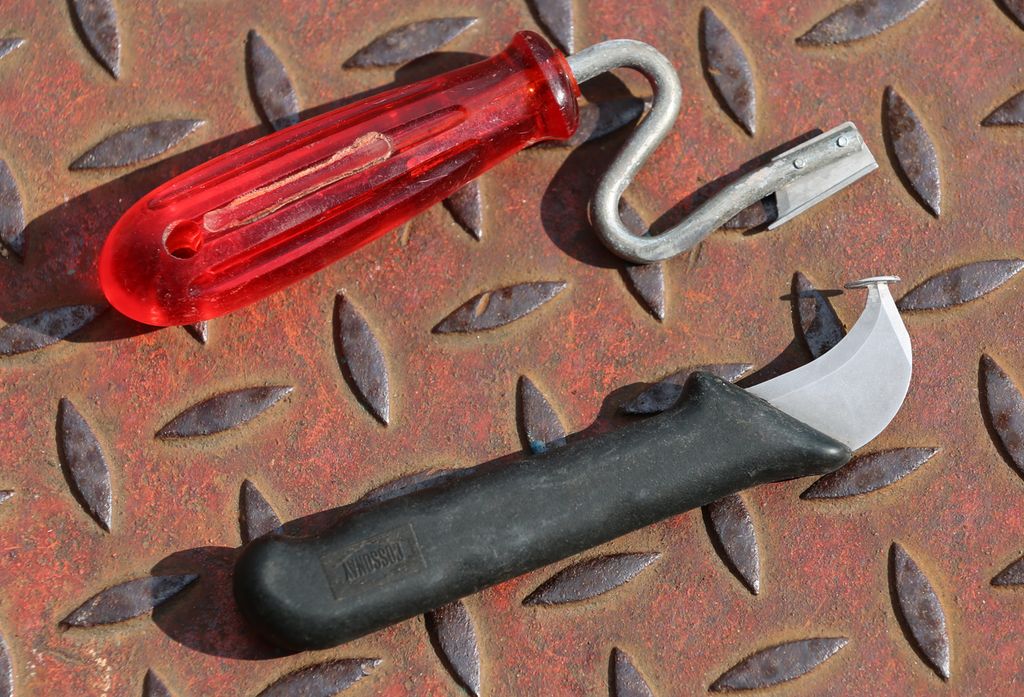 Kniv for bæreline. Foto.